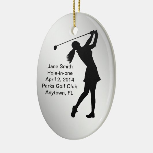 Golf Hole-in-one herdenking  Keramisch Ornament (Links)