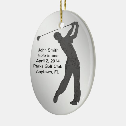 Golf Hole-in-one herdenking  Keramisch Ornament (Links)