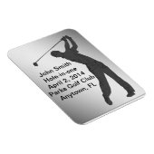 Golf Hole-in-one herdenking  Magneet (Rechterzijde)
