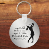 Golf Hole-in-one herdenking,  Sleutelhanger (Voorkant)
