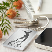 Golf Hole-in-one herdenking Sleutelhanger (Voorkant Rechts)