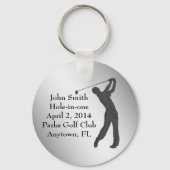 Golf Hole-in-one herdenking Sleutelhanger (Voorkant)