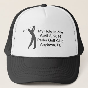 Golf Hole-in-one herdenking  Trucker Pet