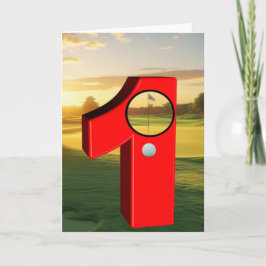 Golf. Hole-in-one. Kaart