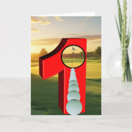 Golf. Hole-in-one. Kaart