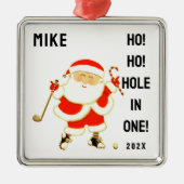 Golf Hole-in-one Keepomwille Metalen Ornament (Voorkant)