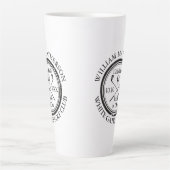 Golf Hole in One Klassiek Aangepast Latte Mok (Voorkant)