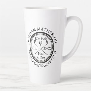 Golf Hole in One Klassiek Aangepast Latte Mok