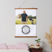 Golf Hole-in-One Klassieker Gepersonaliseerde Foto Hangend Wandkleed (Slaapkamer)