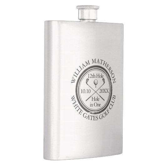 Golf Hole in One Klassieker Persoonlijk Flacon (Rechts)