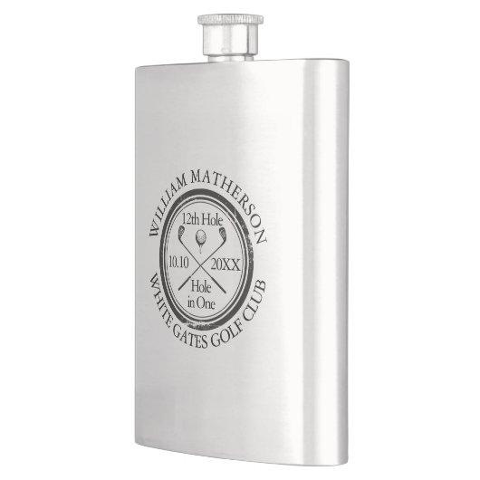 Golf Hole in One Klassieker Persoonlijk Flacon (Links)