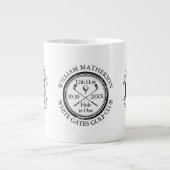 Golf Hole in One Personalized Grote Koffiekop (Voorkant)