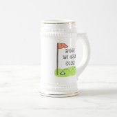 Golf Hole in One Personalized Stein Bierpul (Voorkant rechts)