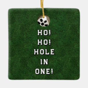 Golf Hole-in-one-verzamelobject. Keramisch Ornament
