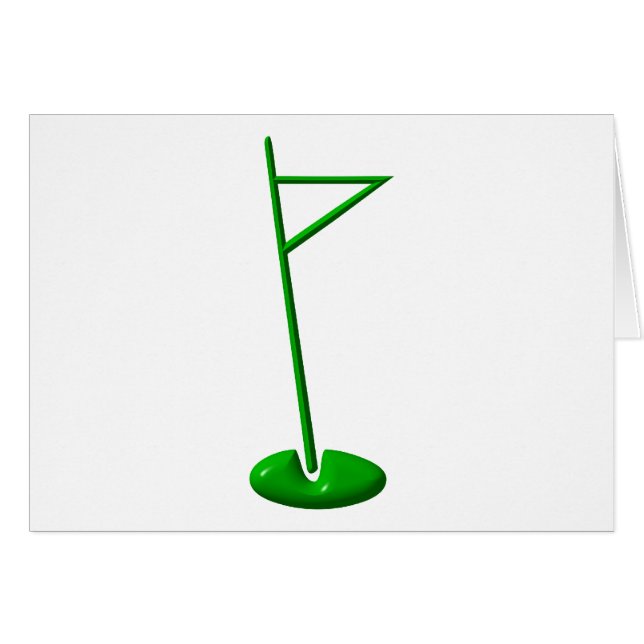 Golf Hole Marker (Voorkant Horizontaal)