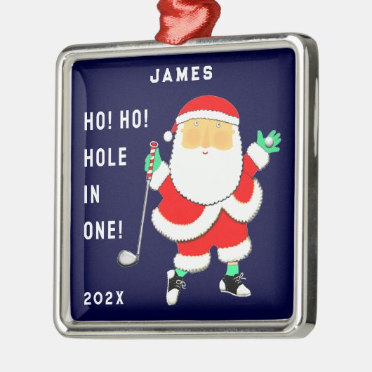 Golf Hole-on-one Keepsake Gift Metalen Ornament (Links)