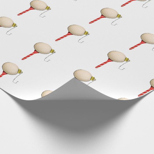 Golf Holiday Gift Cadeaupapier (Hoek)