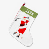 Golf Holiday Gift Grote Kerstsok (Voorkant (Hangend))