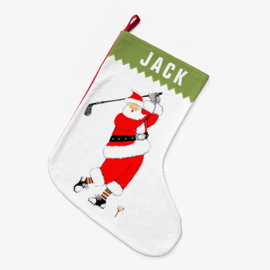 Golf Holiday Gift Grote Kerstsok (Voorkant (Hangend))