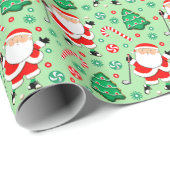 Golf Holiday Gift Inpakpapier (Rol Hoek)