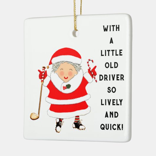 Golf Holiday Gift Keramisch Ornament (Links)