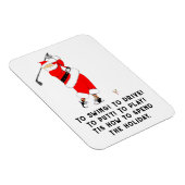 Golf Holiday Gift Magneet (Rechterzijde)