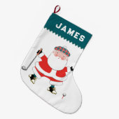 Golf Holiday Grote kerststop Kerstsok (Voorkant (Hangend))