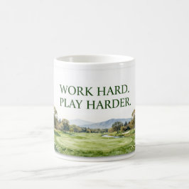 Golf Home Décor Collectie | Premium Watercolor Koffiemok