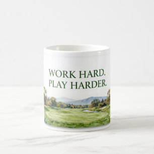 Golf Home Décor Collectie Premium Watercolor Koffiemok