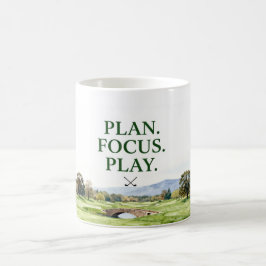 Golf Home Décor Collectie | Premium Watercolor Koffiemok