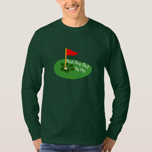 Golf Hondenliefhebber Shirt - Laat je Swing T-shir (Voorkant)