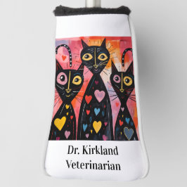 Golf Hoofd Hoes Dierenarts Katten Dieren Golfheadcover