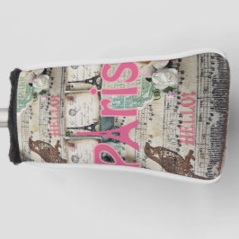 Golf Hoofd Hoes Paris Frankrijk Oh la la Golfheadcover