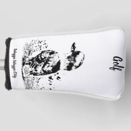 Golf hoofddeksel, putter. golfheadcover