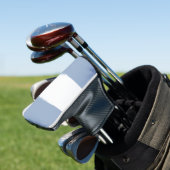 Golf Hoofdhoes Blauw & Wit Gestreept Golfheadcover (Insitu)