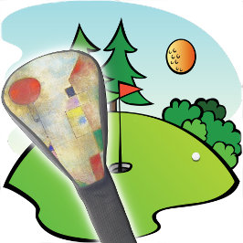 GOLF HOOFDHOES - De Rode Ballon van Paul Klee Golfheadcover