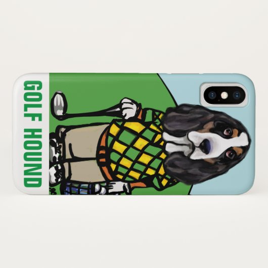 GOLF HOUND Case-Mate iPhone CASE (Achterkant (horizontaal))