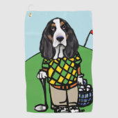 GOLF HOUND GOLFHANDDOEK (Voorkant)