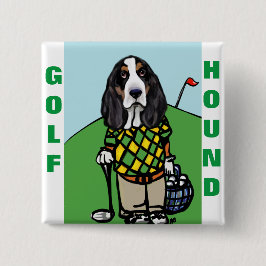 GOLF HOUND VIERKANTE BUTTON 5,1 CM