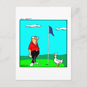 Golf Humor Briefkaart
