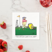 Golf Humor Cocktail Party Napkins Servet (Insitu)