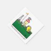 Golf Humor Cocktail Party Napkins Servet (Hoek)