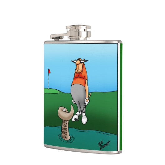 Golf Humor Flask Gift Heupfles (Links)
