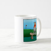 Golf Humor Koffie Mok Gift (Voorkant rechts)