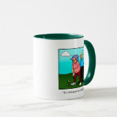 Golf Humor koffie Mok voor haar (Voorkant rechts)