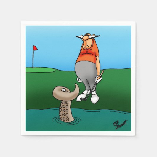 Golf Humor Party Servetten (Voorkant)