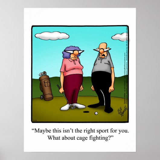 Golf Humor Poster (Voorkant)