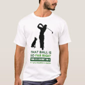 Golf Humor Unisex T-Shirt (Voorkant)