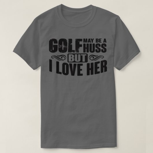 Golf hus liefde t-shirt (Design voorkant)