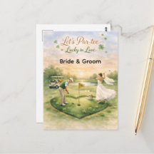 Golf Huwelijk Lucky in Love St. Patrick's Day them